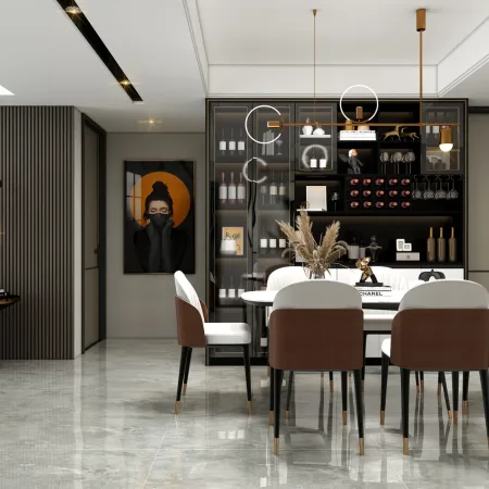 Elegant Dining Room Decor -Storeyboard Design in Bangalore